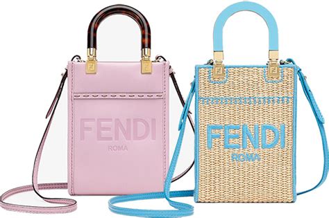 fendi pink micro mini|fendi mini shopper.